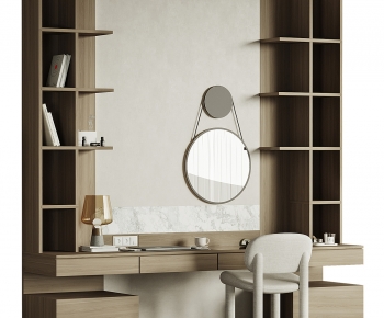 Modern Computer Desk And Chair-ID:228569532