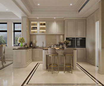 European Style Open Kitchen-ID:575182915