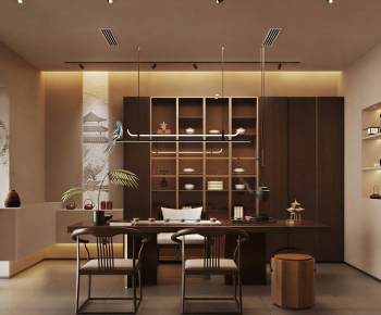 New Chinese Style Tea House-ID:885379087