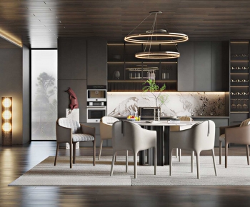 Modern Dining Room-ID:615525968