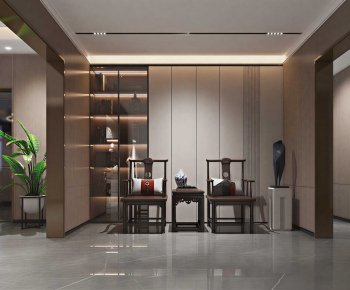 New Chinese Style Lounge Chair-ID:936560655