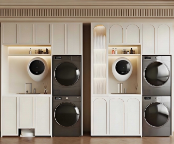 Modern Laundry Cabinet-ID:594614983