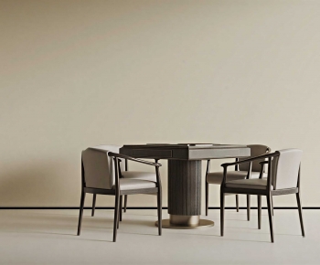 Modern Mahjong Tables And Chairs-ID:446285961