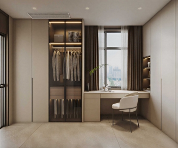 Modern Clothes Storage Area-ID:949058067
