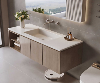 Modern Bathroom Cabinet-ID:659387112
