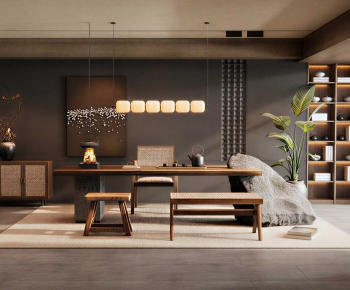 New Chinese Style Tea House-ID:321794996