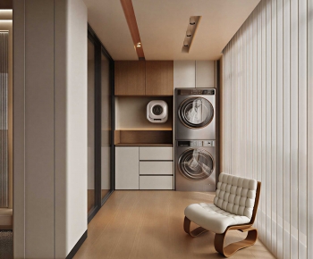 Modern Balcony Laundry Room-ID:547439106