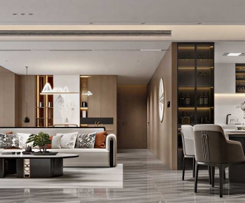 Modern A Living Room-ID:273076063