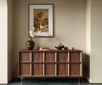 New Chinese Style Entrance Cabinet-ID:446260042