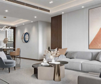 Modern A Living Room-ID:384512909