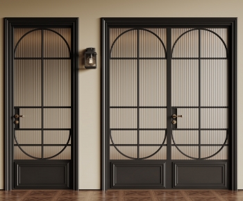 French Style Single Door-ID:442040927