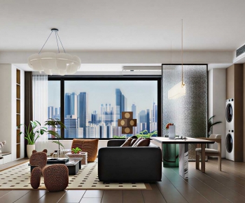 Modern A Living Room-ID:205662979