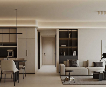 Modern A Living Room-ID:505810989