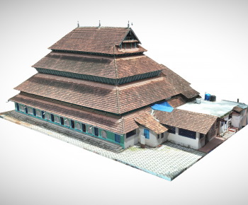 Chinese Style Religious Architecture-ID:682035927