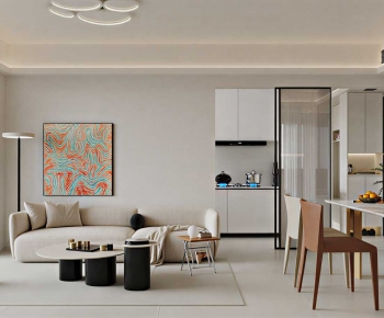 Modern A Living Room-ID:955866108