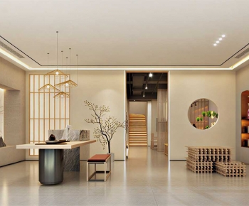 New Chinese Style Teahouse Tea House-ID:733607055