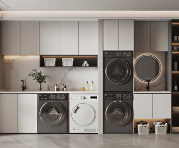 Modern Laundry Cabinet-ID:168211945