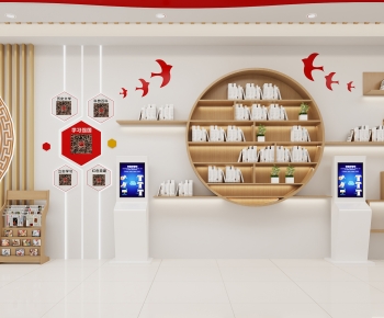 New Chinese Style Exhibition Hall-ID:335052012