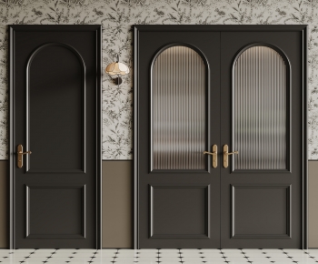 French Style Single Door-ID:474149949