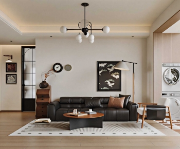 Modern A Living Room-ID:864033943