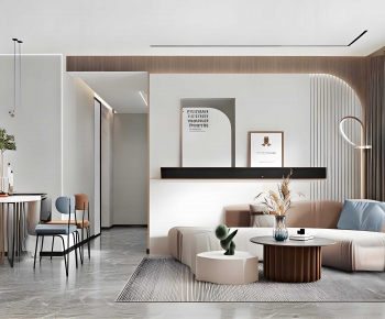 Modern A Living Room-ID:504977944