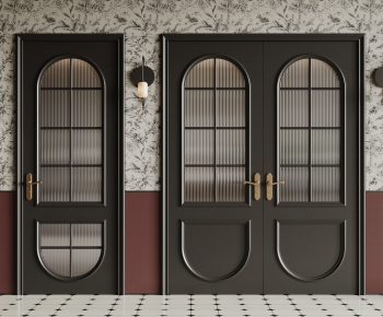 French Style Single Door-ID:237698082