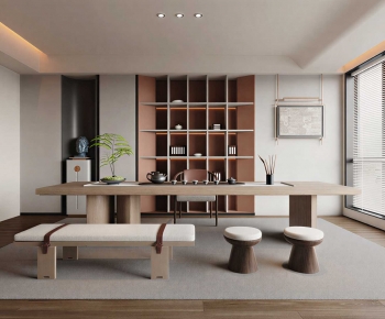 New Chinese Style Tea House-ID:111050637