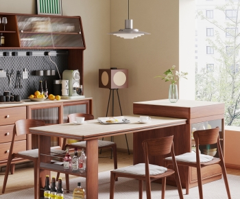 Modern Dining Table And Chairs-ID:366809437