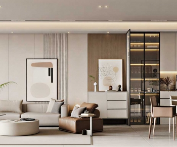 Modern A Living Room-ID:182427888