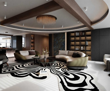 Modern A Living Room-ID:830090026