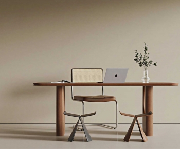 Modern Computer Desk And Chair-ID:148535011
