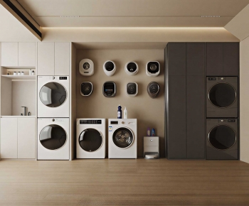 Modern Laundry Cabinet-ID:651757001