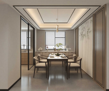 New Chinese Style Dining Room-ID:503643047
