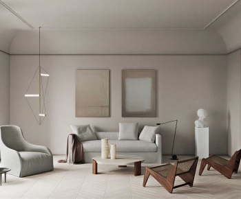 Nordic Style A Living Room-ID:458240994