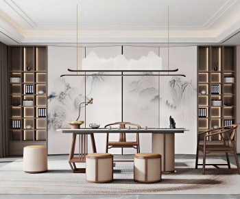 New Chinese Style Tea House-ID:235865124