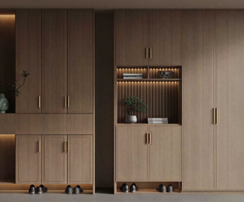 New Chinese Style Shoe Cabinet-ID:596700911