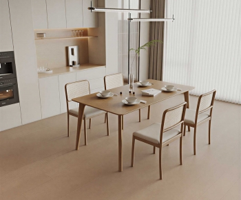Modern Dining Table And Chairs-ID:500211003