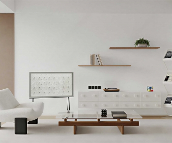 Modern A Living Room-ID:840649634