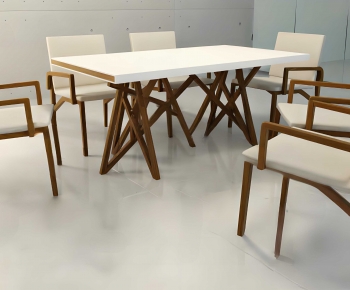 Modern Dining Table And Chairs-ID:788893949