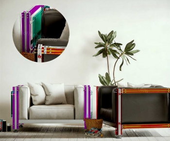 Modern Single Sofa-ID:651336916