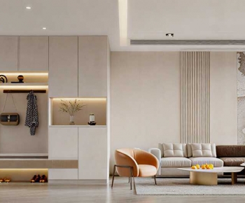 Modern A Living Room-ID:972476017