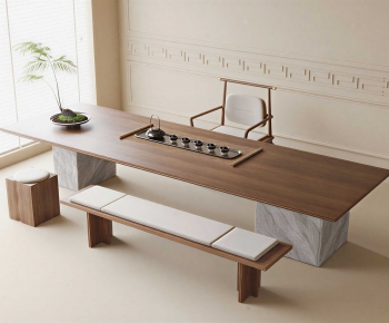 New Chinese Style Tea Tables And Chairs-ID:672677999