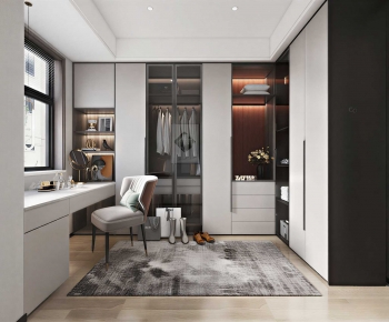 Modern Clothes Storage Area-ID:503163105