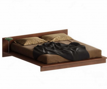 Nordic Style Double Bed-ID:696542024