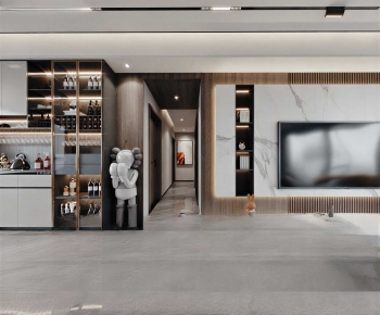 Modern A Living Room-ID:545464991