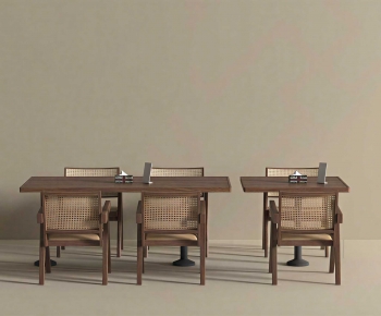 Wabi-sabi Style Dining Table And Chairs-ID:815808067