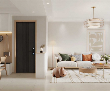 Modern A Living Room-ID:808669098