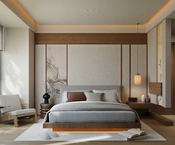 New Chinese Style Bedroom-ID:914705996