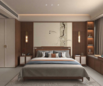 New Chinese Style Bedroom-ID:811449054