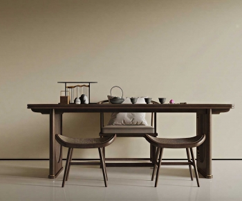 New Chinese Style Tea Tables And Chairs-ID:196697956